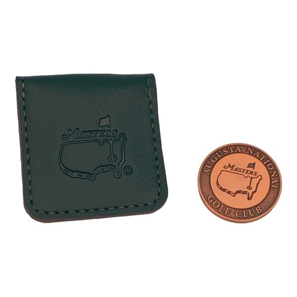 2025 Masters Tournament Leather Pouch Ball Marker Augusta National