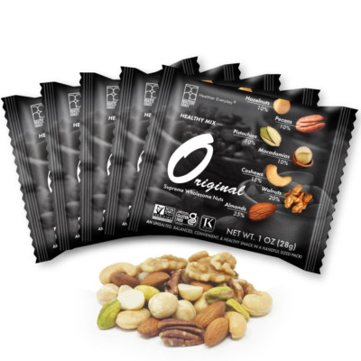 Roastery Coast Daily Nuts Original Mixed Snack Individually Wrapped 22 Pack