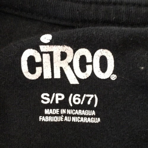 Circo Boys Sz S 6/7 Shirt Black Tee Long Sleeve No Print 100% Cotton Minimalist - Picture 3 of 9
