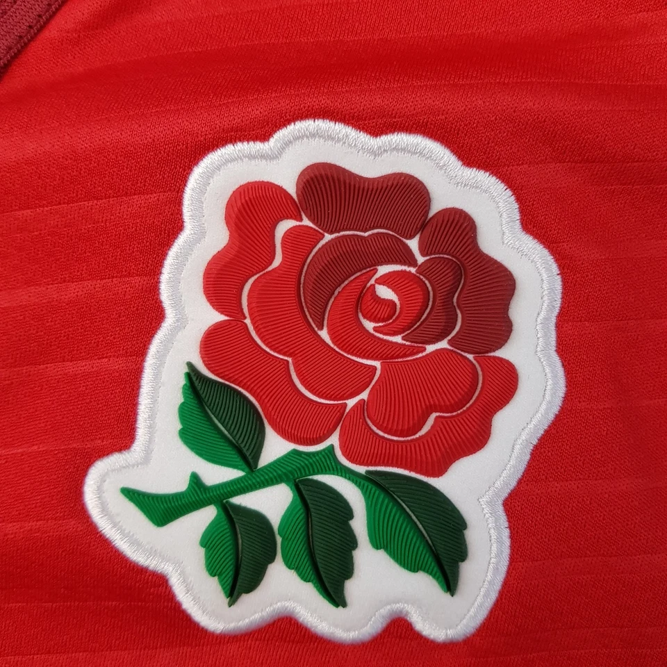 Canterbury England Rugby Shirt Medium Red Away 2015 World Cup Jersey Rose - Image 3 of 4