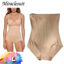 NWOT Miraclesuit Women's L Modern Miracle Lycra High-Waist Shaping Brief 2565