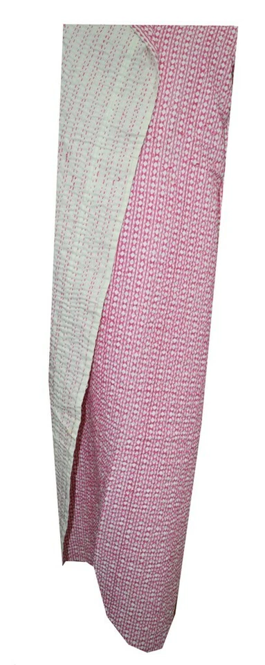 Indian Kantha Quilt Bedspread Polka Print Bedding Gudari Throw Handmade Blanket - Image 4 of 4
