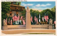 Fall River, Massachusetts - Set of 6 Tichnor Brothers Postcards - Free Shipping!