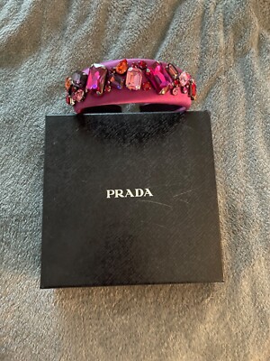Prada silk cloth headband. cq5dam.web.hebebed.600.600.jpg main image 3