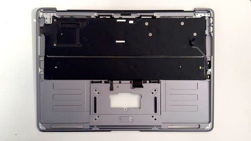 Apple MacBook Air 13" 2020 M1 A2337 Topcase Palmrest Tastatur QWERTZ space grau - Afbeelding 2 van 2