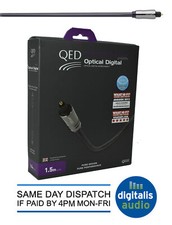 QED Performance Graphite Optical Digital Interconnect Toslink Cable 1.5m