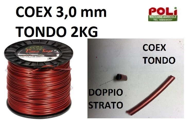 Bobina filo nylon quadro Stihl 2,7 mm da 208 metri | CEM