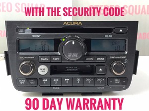 acura bose radio code