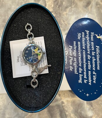 Disney s Peter Pan 50th Anniversary Tinkerbell Watch & Tin