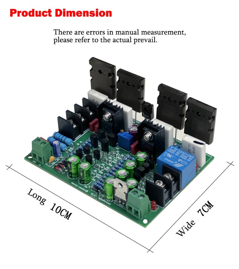 Pure Post Peak 500W Mono Hi-Fi High Semi-finished Power Amplifier