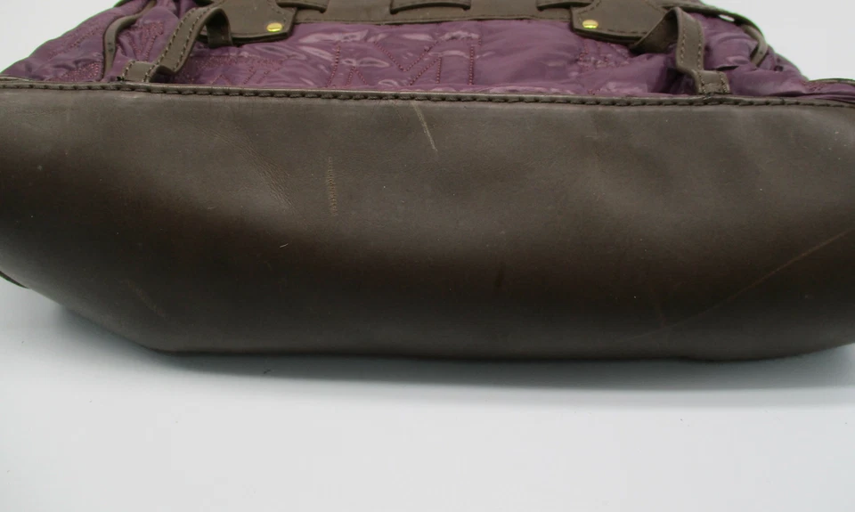 Missoni purple nylon and brown leather purse  - Image 3 of 4