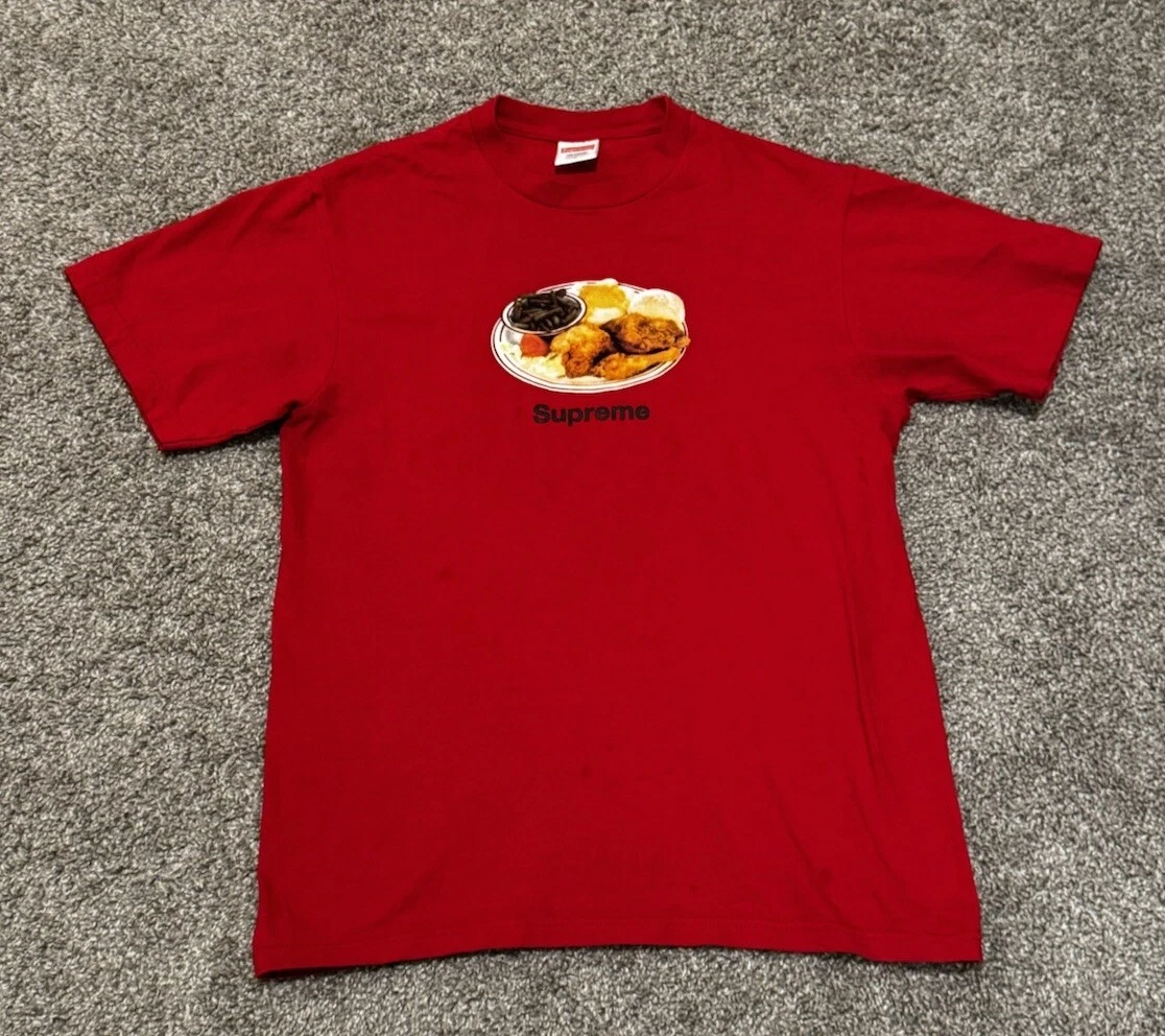 Tee shirt Supreme Chicken Dinner SS18 rouge taille S