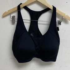 DSG Women's High Support Racerback Bra Pure Black Racerback Top Summer DAW30745