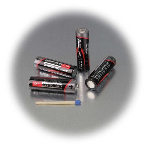 Confezione da 4 batterie alcaline Mignon AA 1,5 V, 4 pezzi batteria LR6 Ansmann - Foto 3 di 4