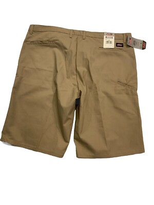 Dickies Genuine Flex Essential Work Short Mens 44 Khaki Tan Brown