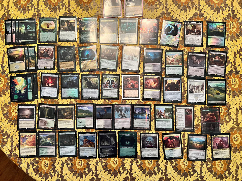 Magic The Gathering CEDH custom food deck lots of rares/foils +extras