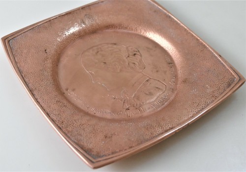 RAREST Gorham Copper Tray Commemorating Hazel Kirke Broadway Play 1881 MUSEUM!!! - Picture 4 of 6