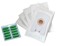 5 Staubsaugerbeutel Vlies + Duft GrüN Geeignet Vorwerk Kobold Vt 260 265 270 300