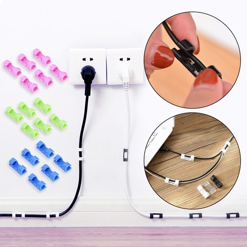 Home essentials:Finisher Wire Clamp Transparent (20pcs) - Zdjęcie 2 z 14