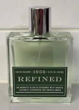 Tru Fragrance 1956 REFINED Eau De Cologne For Men 3.4 fl oz BERGAMOT`CEDARWOOD