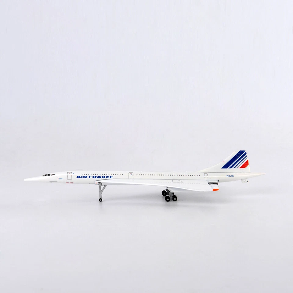 1/400 Avión Réplica Modelo Regalo Avión Juguete Concorde Air France 1976-2003 Diecas Foto 4 de 4