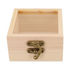 1pc Wooden Box Keepsake Boxes Gift Precision Cut S/M/L/XL Brand New