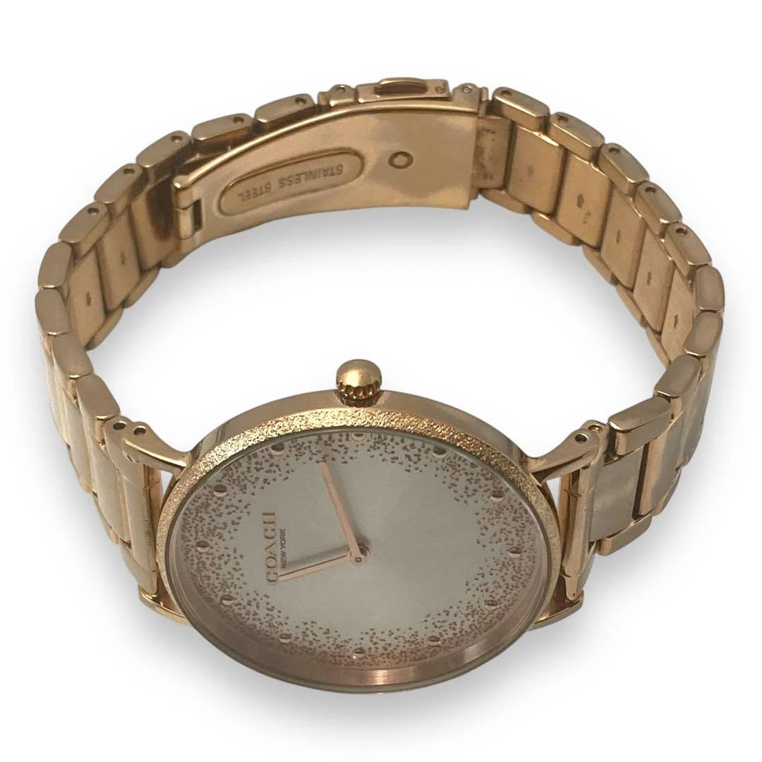Orologio Coach Donna Oro Rotondo 2 Lancette Quarzo Ottime Condizioni
