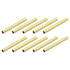2x1.6x20mm Brass Tube Spacer Beads for Jewelry Making DIY Crafts Gold 100Pcs