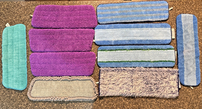 #ad Micro Fiber MOP PADS Euroclean Euro Clean amp; Bona 10 PACK CLEANING PAD Hardwood $20.00