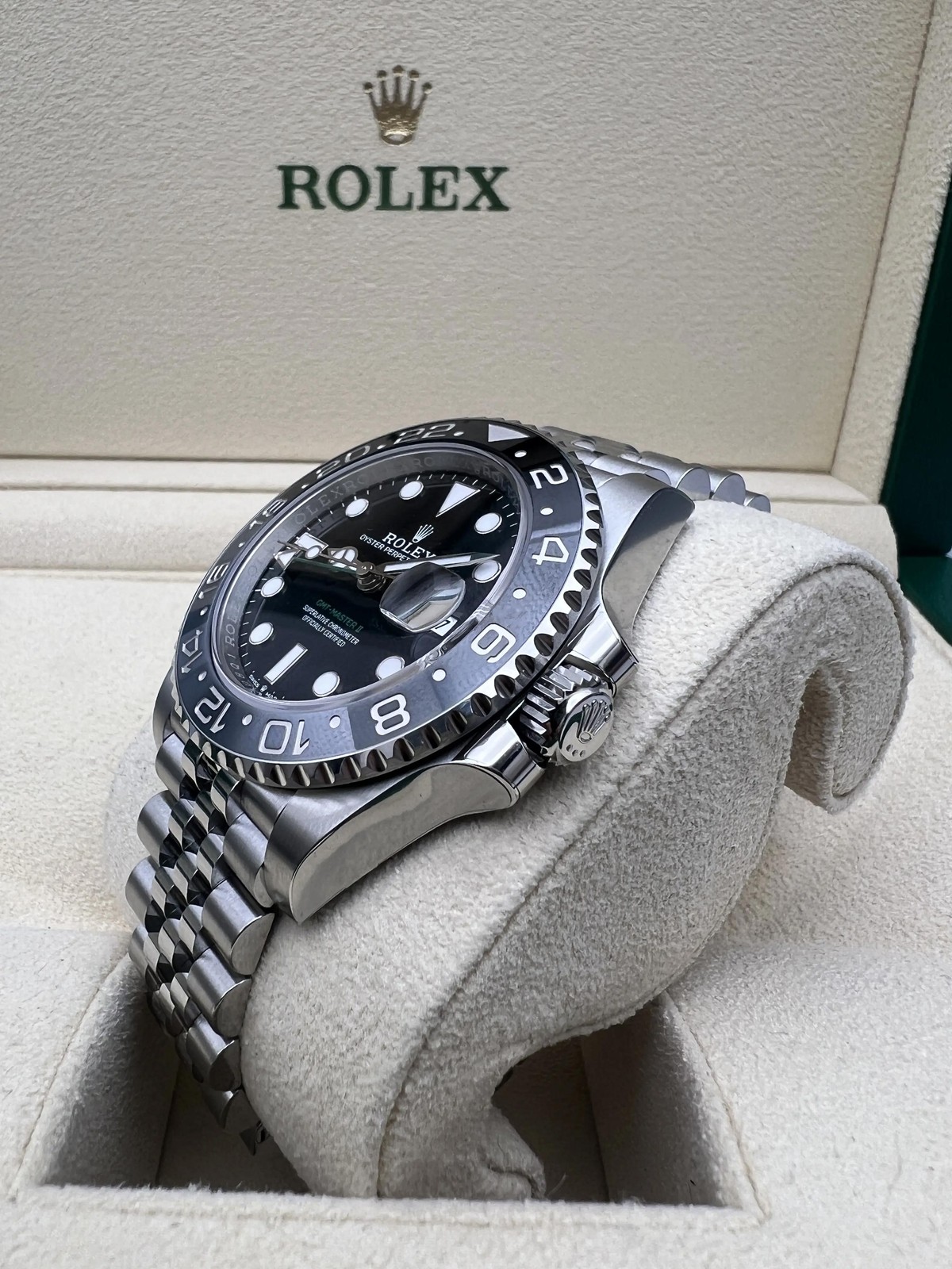 Rolex GMT-Master Ⅱ 40mm 126710GRNR Bruce Wayne Gray Black Jubilee