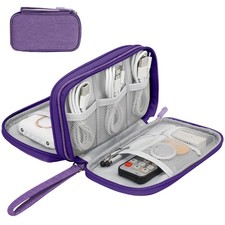 Skycase Electronic Organizer Travel Case - Waterproof Medium, Purple