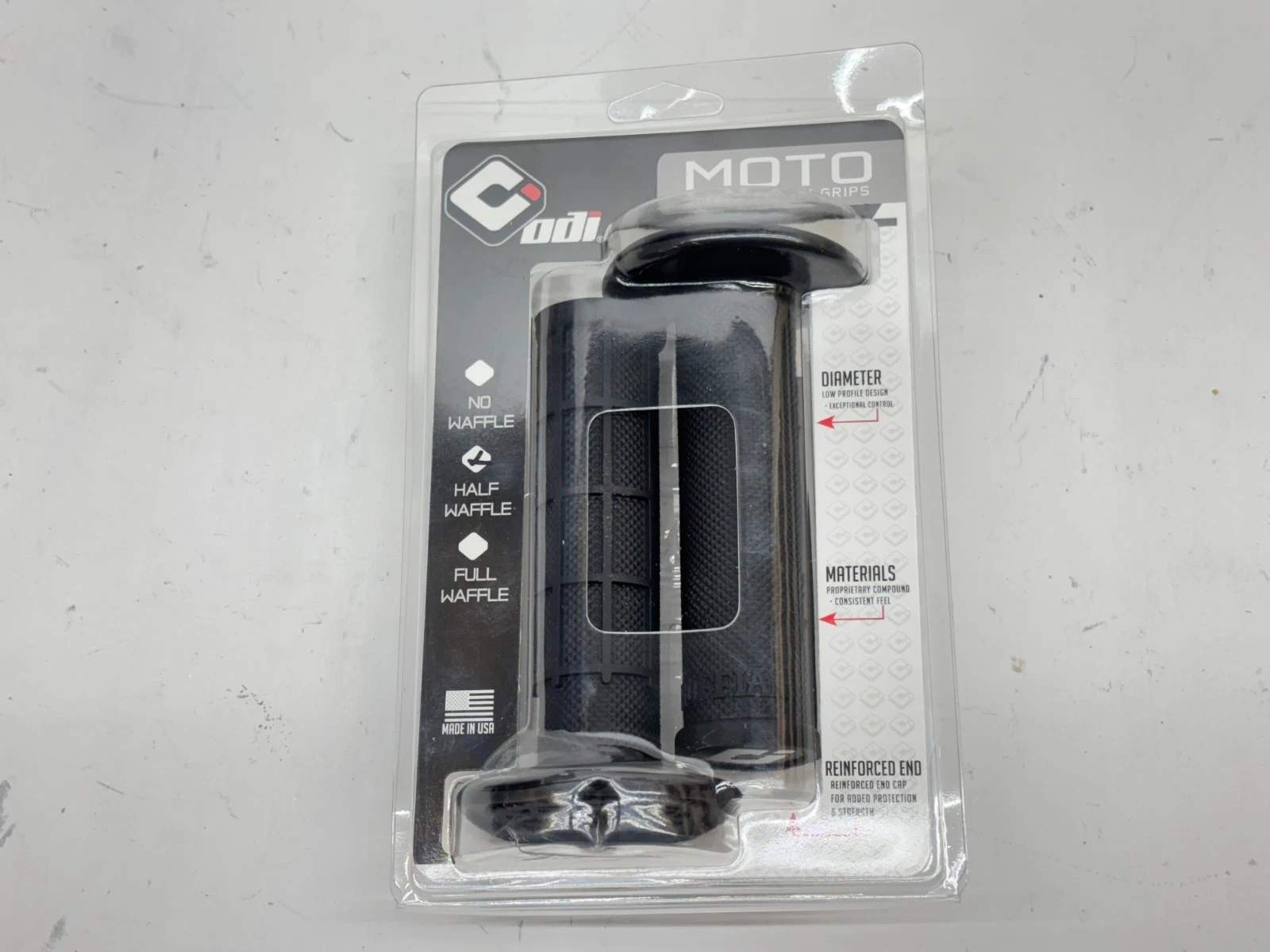 New 2008 Honda CRF250R ODI Throttle Grip Set Lock On Half Waffle Handlebar Tube