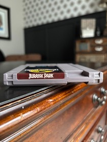 Jurassic Park Nintendo NES Video Game Pak Cartridge