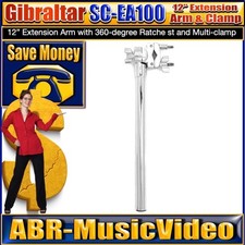 Gibraltar Extension Arm with Adjustable Clamp/ 1 Year Warranty