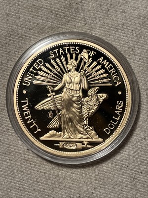 The American Mint - 1906 Gold Double Eagle Copy 24kt Layered