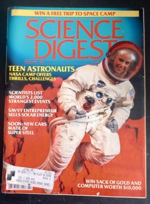 Science Digest February 1983 Astronauts, Solar Energy, Illustrated Vol 91 No 2