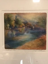 Abstract Oil Painting by Joseph Bellacera Abstract Expressionism Original 7x8”