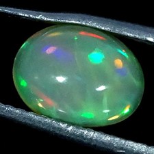 1.30Cts.Natural Fine Ethiopian Opal Oval Cabochon Gemstone 6X8X4MM