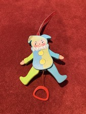 Vintage 1970s FISHER PRICE Jolly Jumping Jack #145 Crib Toy Squeaks