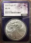 2026 U.S. Mint American Eagle 1oz 0.999 Silver NGC MS70
