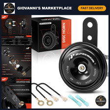 Universal 12V Electric Disc Horn - High Sound 110 dB - Loud Car Horn Upgrade