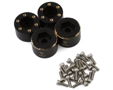 Treal Hobby 2.2" Brass Bead-Lock Wide Wheel Hub Weights (15mm) (4) (33.4g ea)