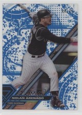 2017 Topps High Tek Pattern 1 Blue Rainbow 44/75 Nolan Arenado #HT-NA 0f8