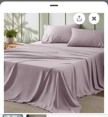 Bedsure Queen Fitted Sheet 16 Inch Ultra Deep Pocket