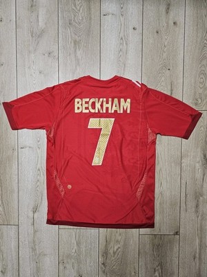 ENGLAND 2006 2008 VINTAGE AWAY BECKHAM FOOTBALL SHIRT SOCCER