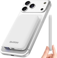 Magsafe Portable Charger, 5000mAh Slim Wireless Magnetic Power Bank 20W...
