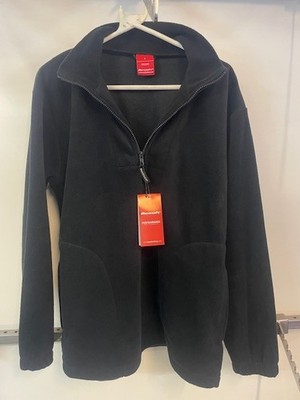 result performance outerware zip up fleece size small