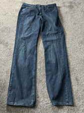 Women's Lee Riveted Ultimate 5 Dark Wash Straight Jeans Size 16 L