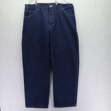 Dickies Jeans Mens 38x30 Carpenter Relaxed Fit Straight Leg Denim Dark Blue NWT