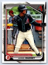 Adriel Radney 2024 Bowman Draft #BD-136 Arizona Diamondbacks Baseball Card